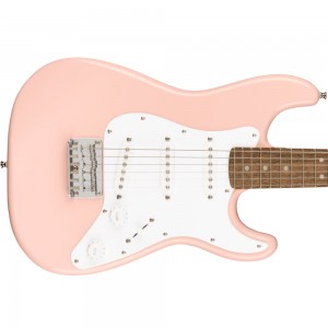 Fender Squier Mini Stratocaster®, Laurel Fingerboard, Shell Pink
